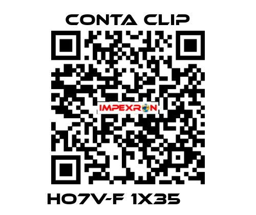 HO7V-F 1X35      Conta Clip