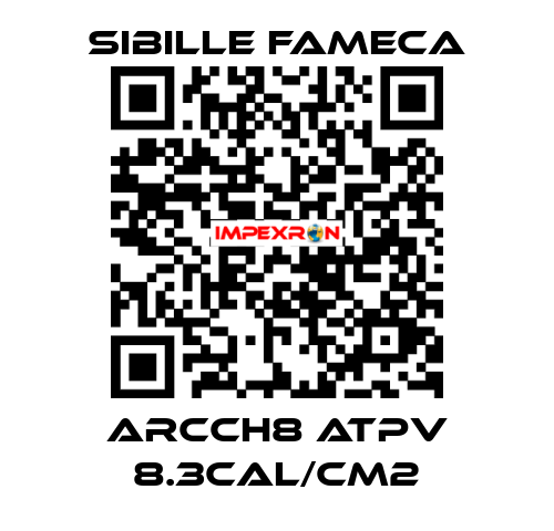 ARCCH8 ATPV 8.3CAL/CM2 Sibille Fameca