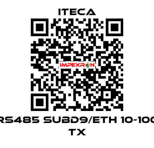 RS485 SUBD9/ETH 10-100 TX iteca