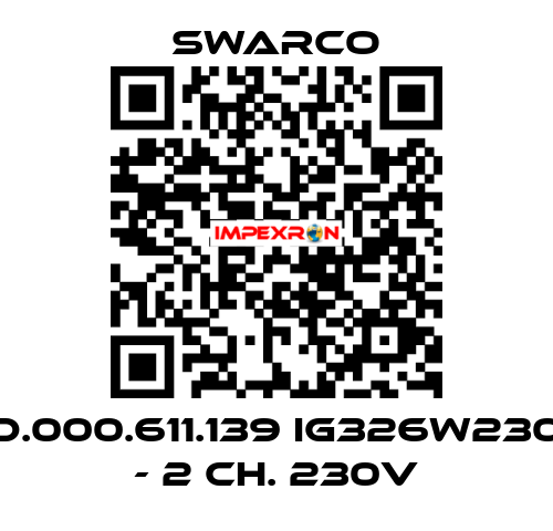 D.000.611.139 IG326W230 - 2 Ch. 230V SWARCO