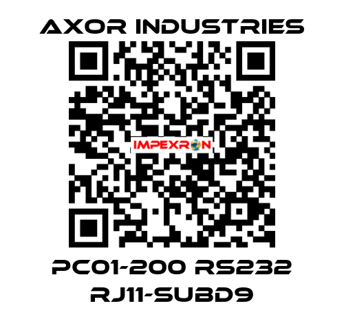 PC01-200 RS232 RJ11-SubD9 Axor Industries