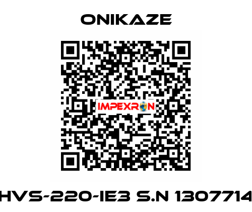 HVS-220-IE3 S.N 1307714 Onikaze