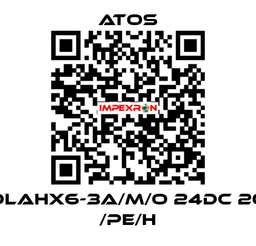 DLAHX6-3A/M/O 24DC 20 /PE/H Atos
