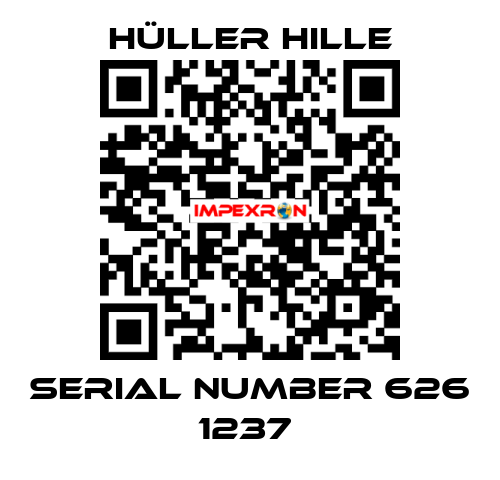 SERIAL NUMBER 626 1237  Hüller Hille