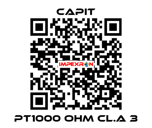 PT1000 OHM CL.A 3 Capit