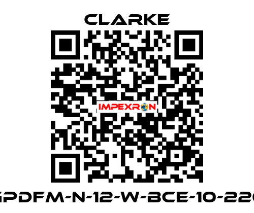 GPDFM-N-12-W-BCE-10-220 Clarke