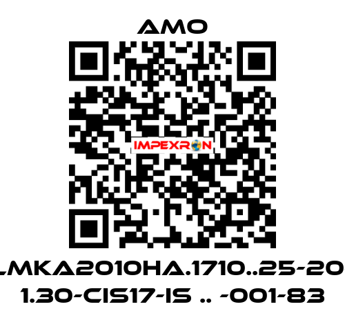 LMKA2010HA.1710..25-20- 1.30-CIS17-IS .. -001-83 Amo