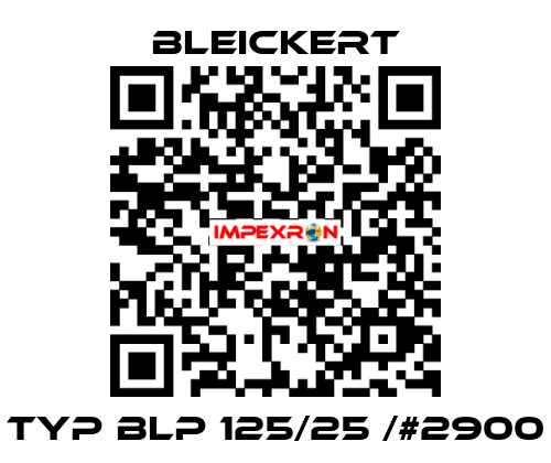 Typ BLP 125/25 /#2900 Bleickert