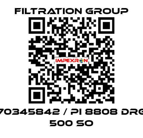 70345842 / PI 8808 DRG 500 SO Filtration Group