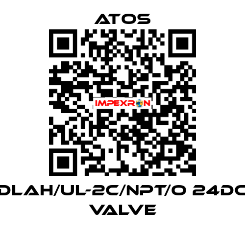 DLAH/UL-2C/NPT/O 24DC Valve Atos