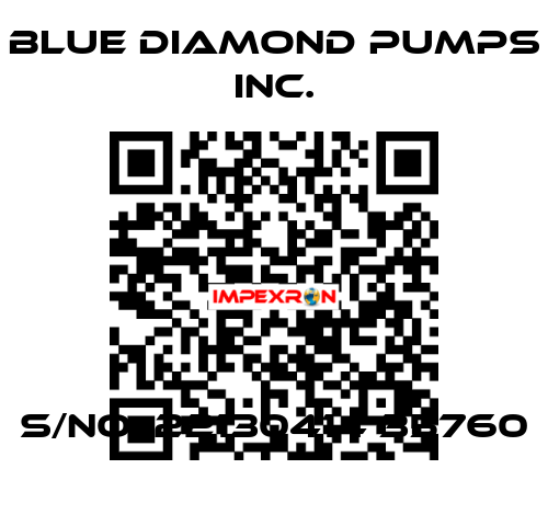 S/No. 22130414 35760 Blue Diamond Pumps Inc.