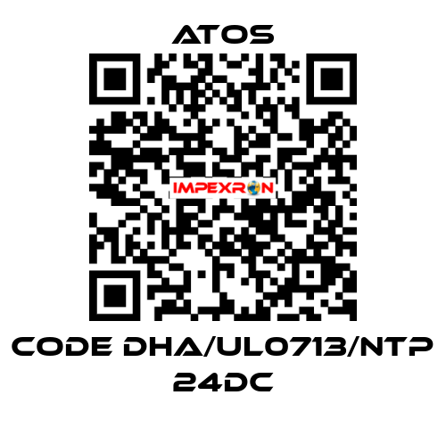 Code DHA/UL0713/NTP 24DC Atos