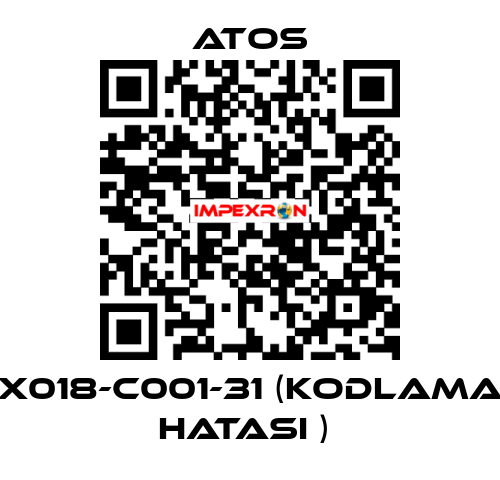 X018-C001-31 (KODLAMA HATASI )  Atos