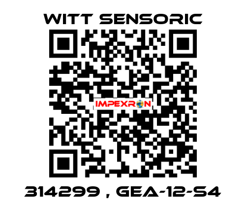 314299 , GEA-12-S4 Witt Sensoric