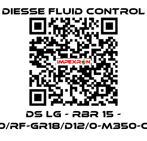 DS LG - RBR 15 - 25/40/RF-GR18/D12/0-M350-CS/CS DIESSE Fluid Control