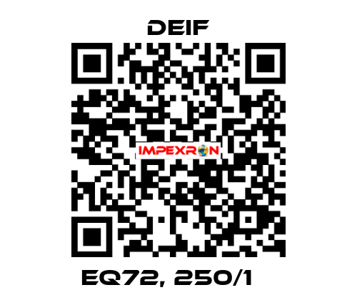 EQ72, 250/1 А Deif