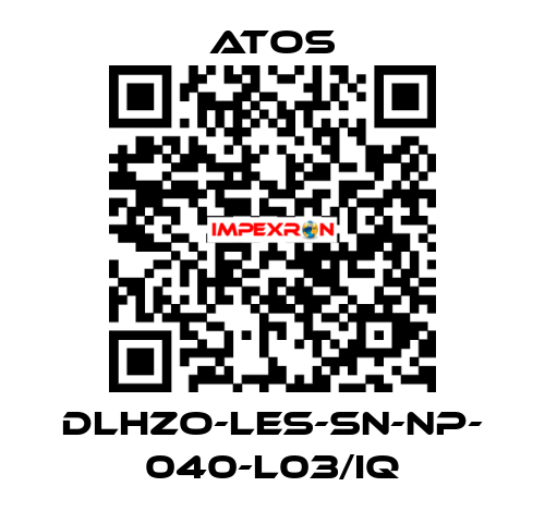 DLHZO-LES-SN-NP- 040-L03/IQ Atos