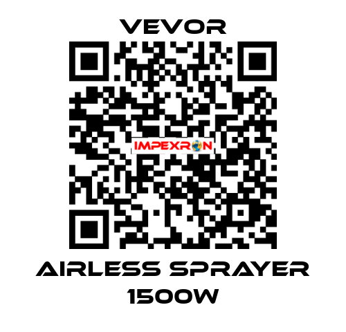 Airless Sprayer 1500W VEVOR