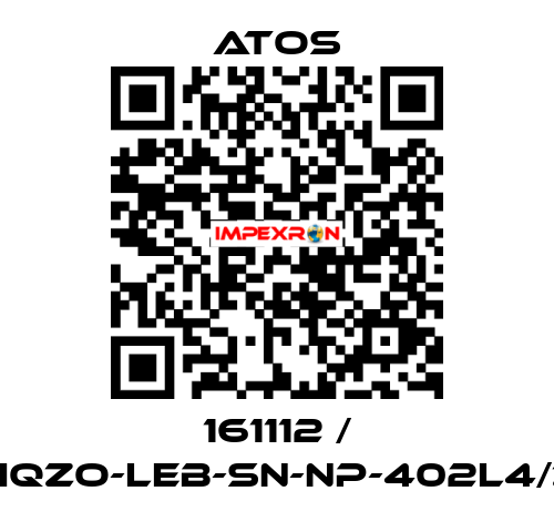 161112 / LIQZO-LEB-SN-NP-402L4/Z Atos