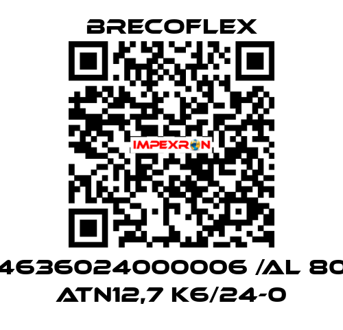 4636024000006 /Al 80 ATN12,7 K6/24-0 Brecoflex