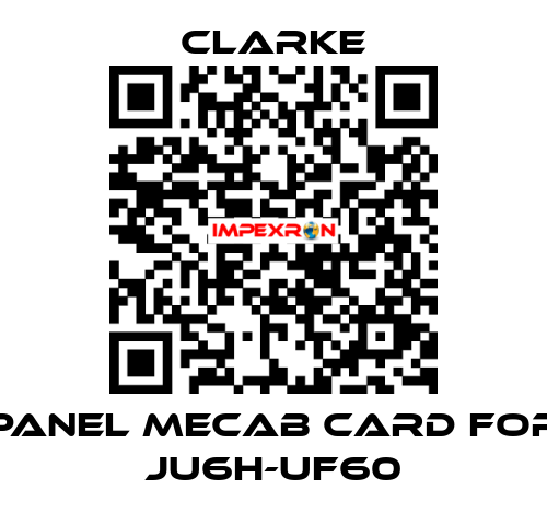 panel mecab card for JU6H-UF60 Clarke