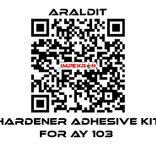 Hardener adhesive kit for AY 103  Araldit