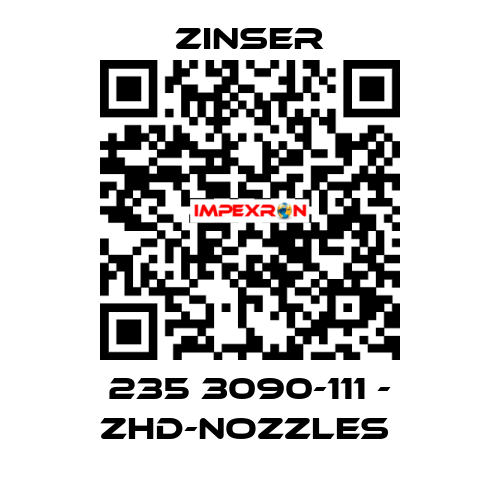 235 3090-111 - ZHD-nozzles  Zinser