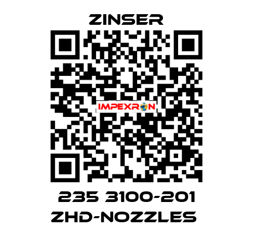 235 3100-201 ZHD-nozzles  Zinser