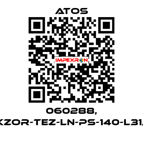 060288, DLKZOR-TEZ-LN-PS-140-L31/BZ   Atos