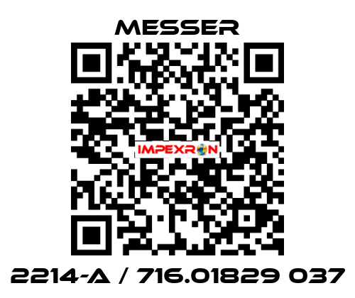 2214-A / 716.01829 037 Messer