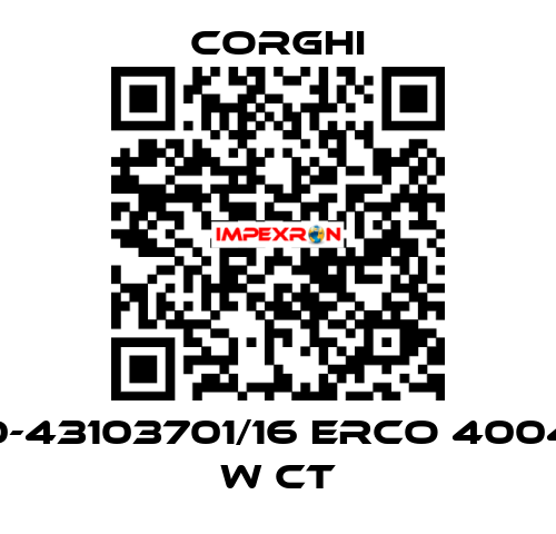 0-43103701/16 ERCO 4004 W CT Corghi