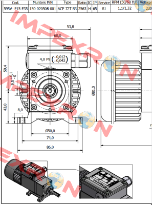 P/N: 150-020508-001 Munters