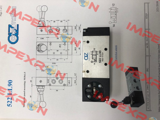 522 LL90 /  01.057.4 AZ Pneumatica