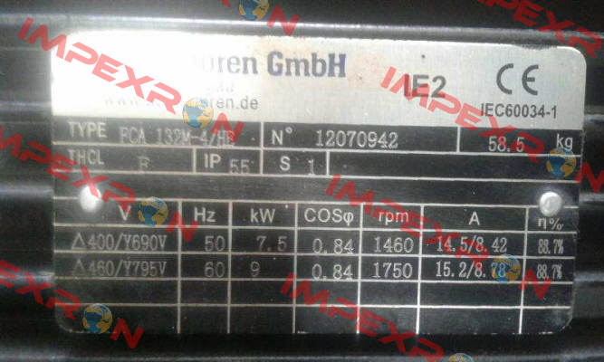 IE2AC13M4004 AC Motoren