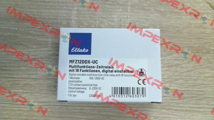 P/N: 23001004 Type: MFZ12DDX-UC Eltako