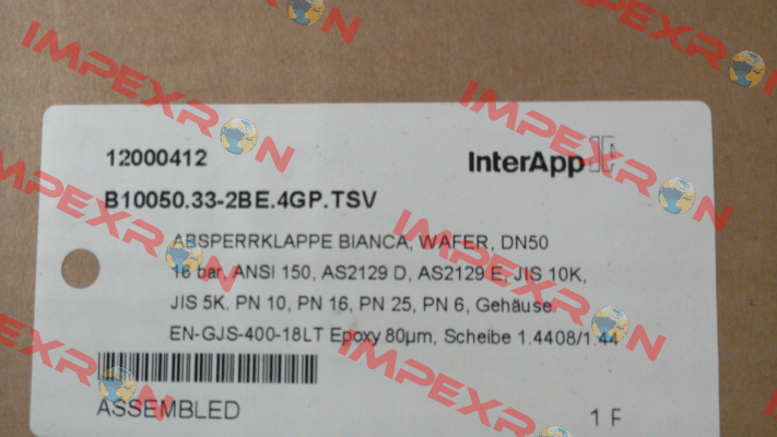 B10050.33-2BE.4GP.TSV InterApp