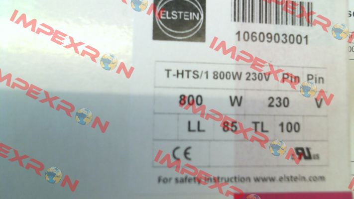 1060903001 / T-HTS/1 800W 230V Elstein