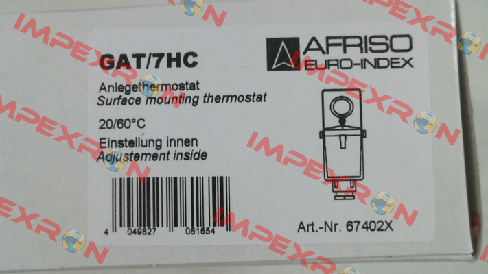 GAT/7HC 20/60°C / 67402X IMIT (Afriso)