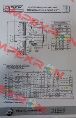 Rotofluid Alfa 75P K 2N  Westcar